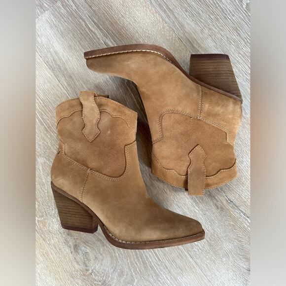 Zodiac Roslyn Western Boot in Tan NWT Size 7 - Picture 4 of 11